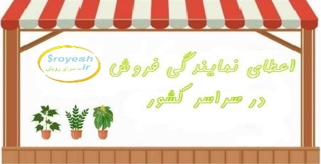 اعطای نمایندگی فروش سرای رویش